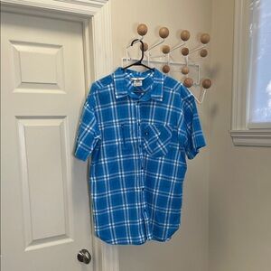 Salomon - Classic Short Sleeve Outdoor Button Down - Blue - XL